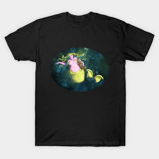 Cosmic Waves T-Shirt by cheeseblarg